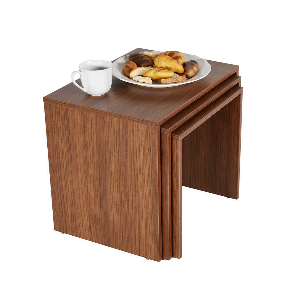 Trio Coffe Table Set Walnut SHP