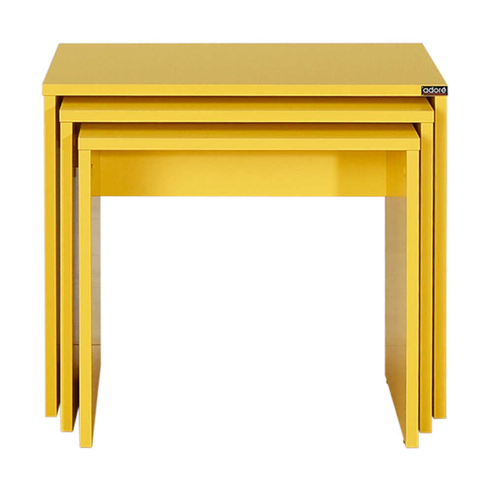 Trio Coffe Table Set Yellow SHP