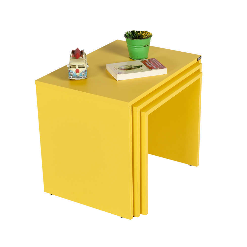 Trio Coffe Table Set Yellow SHP