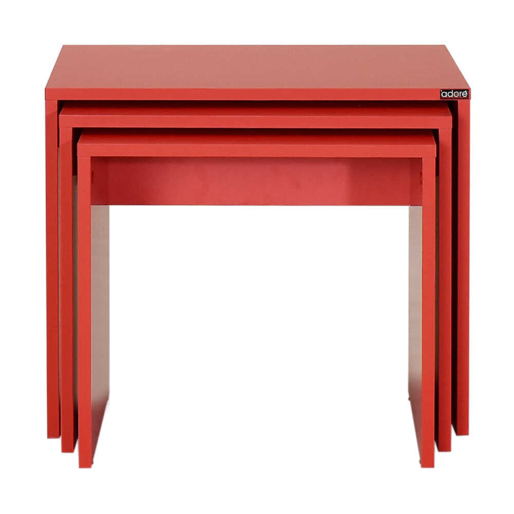 Trio Coffe Table Set Red SHP