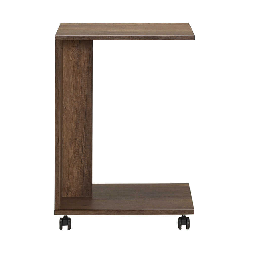 Side Table With Wheels Oslo Walnut SHP