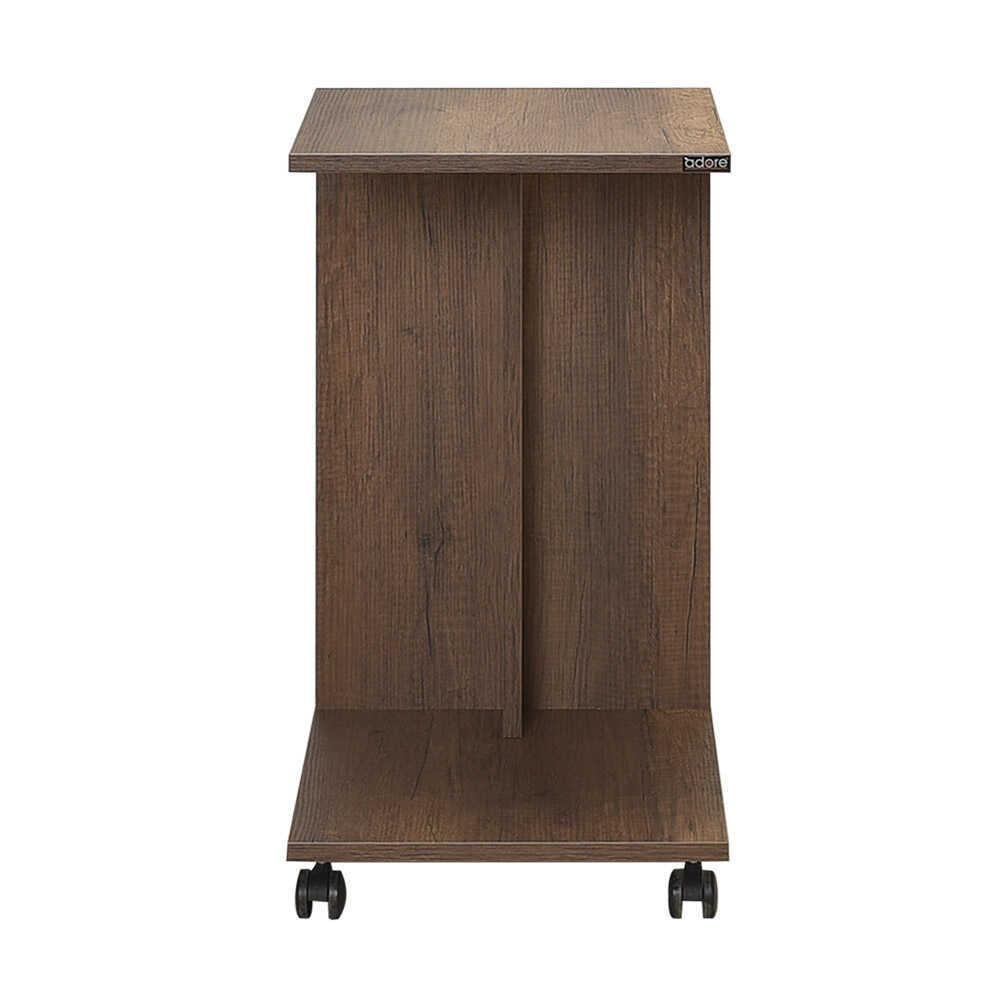 Side Table With Wheels Oslo Walnut SHP