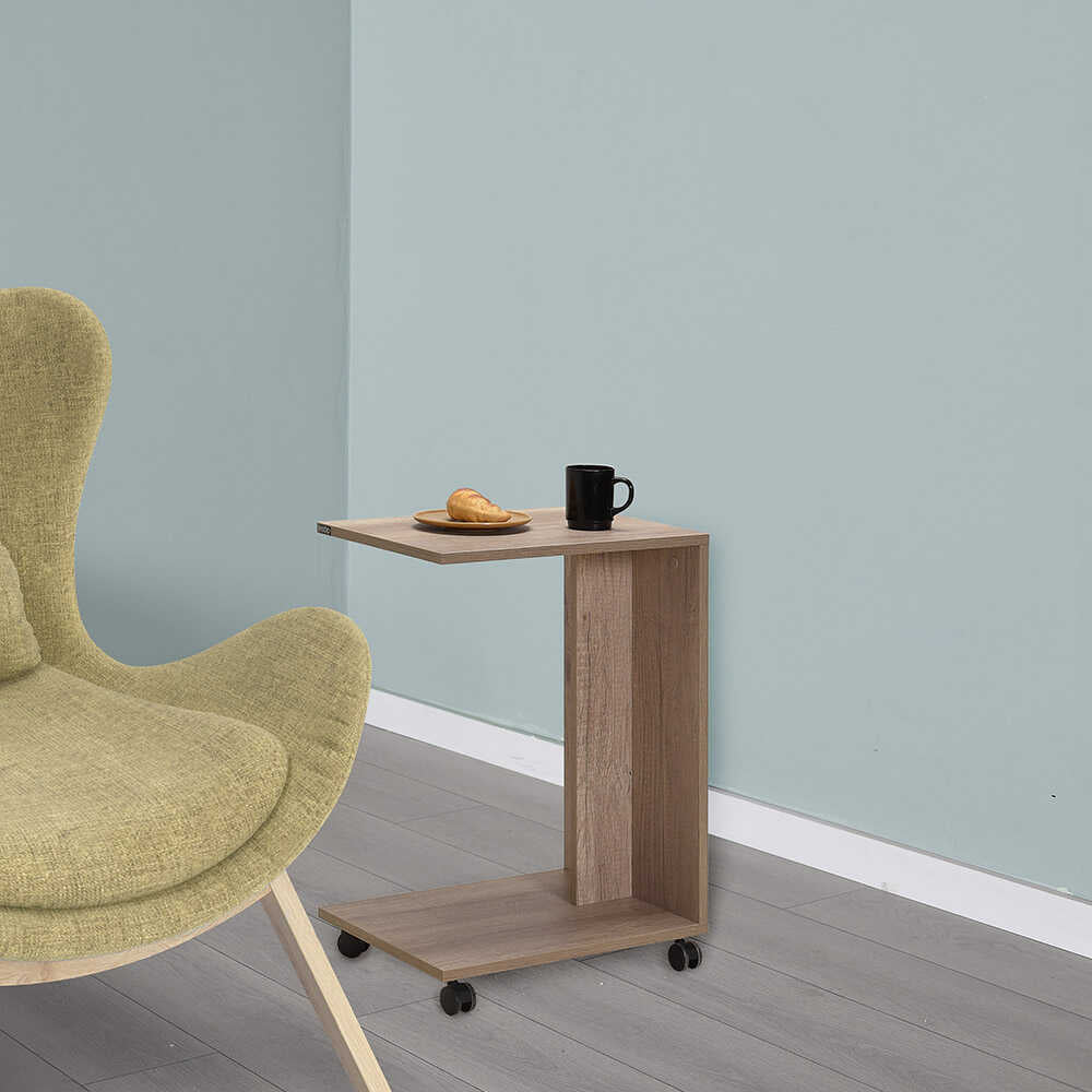 Side Table With Wheels Tori SHP
