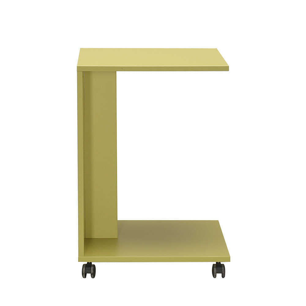 Side Table With Wheels Green SHP