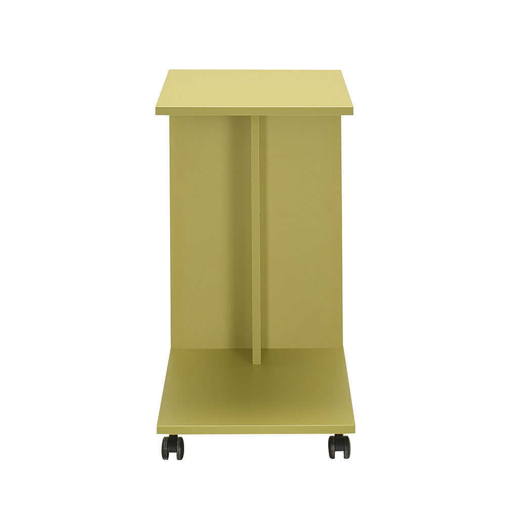 Side Table With Wheels Green SHP