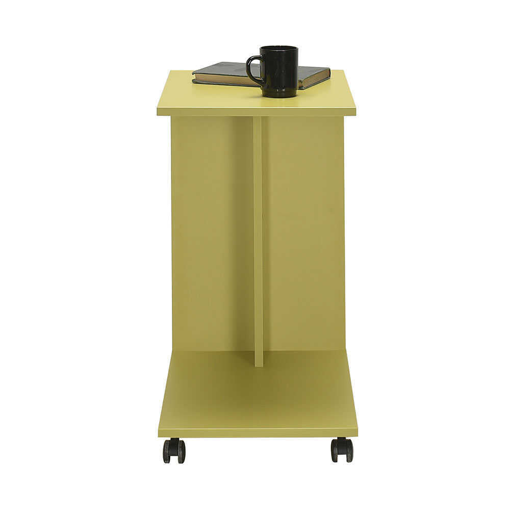 Side Table With Wheels Green SHP