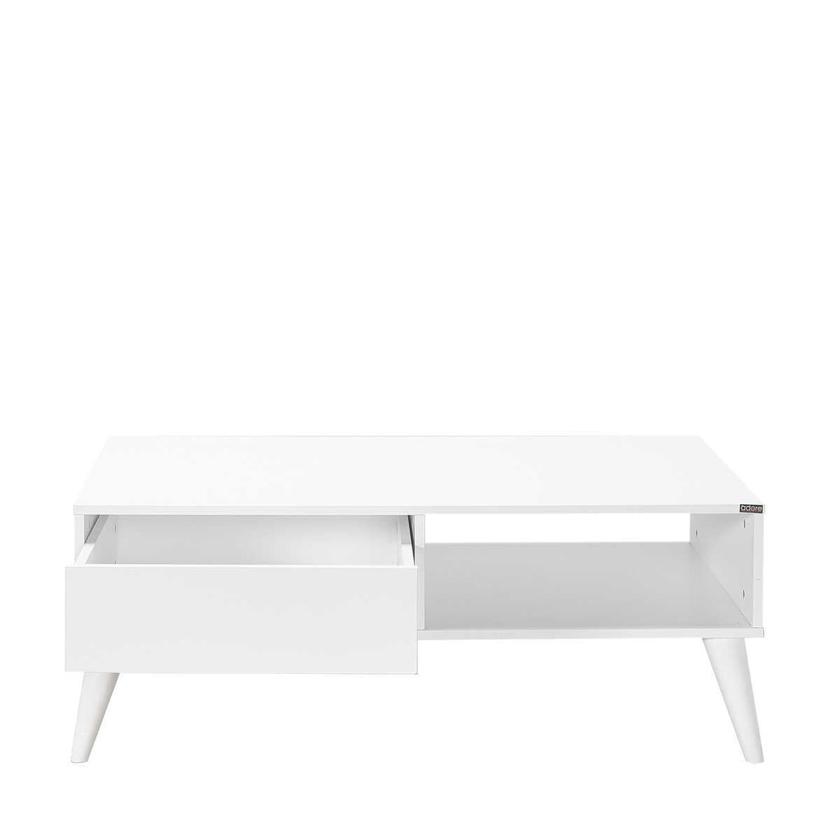 New Line Series Coffee Table W/ One Drawer Diamond White SHP