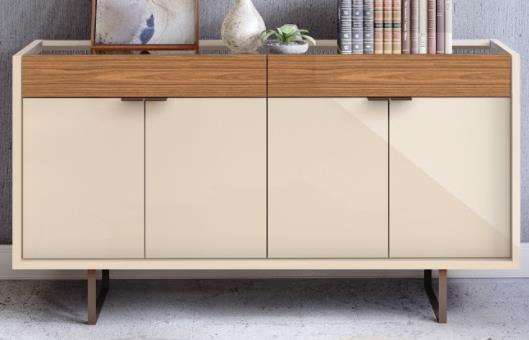 Buffet Berlim Off White/Noce