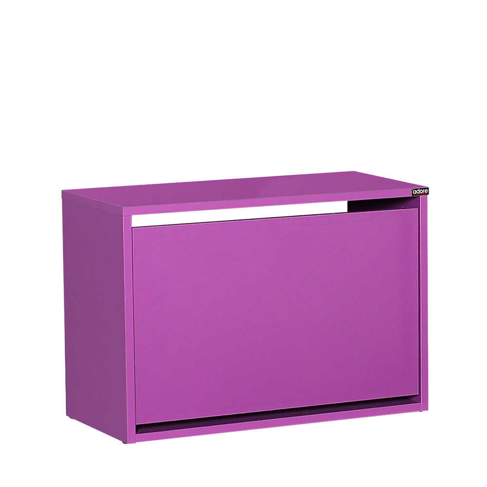 Shoe Cabinet W/ Shoe Storage Purple SHC