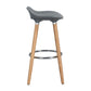 Barstools Plastic Seat Wooden Legs Bar Stools Jasmine