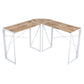 L-Shaped Folding Gaming Desk Home Office Corner Table Albertin