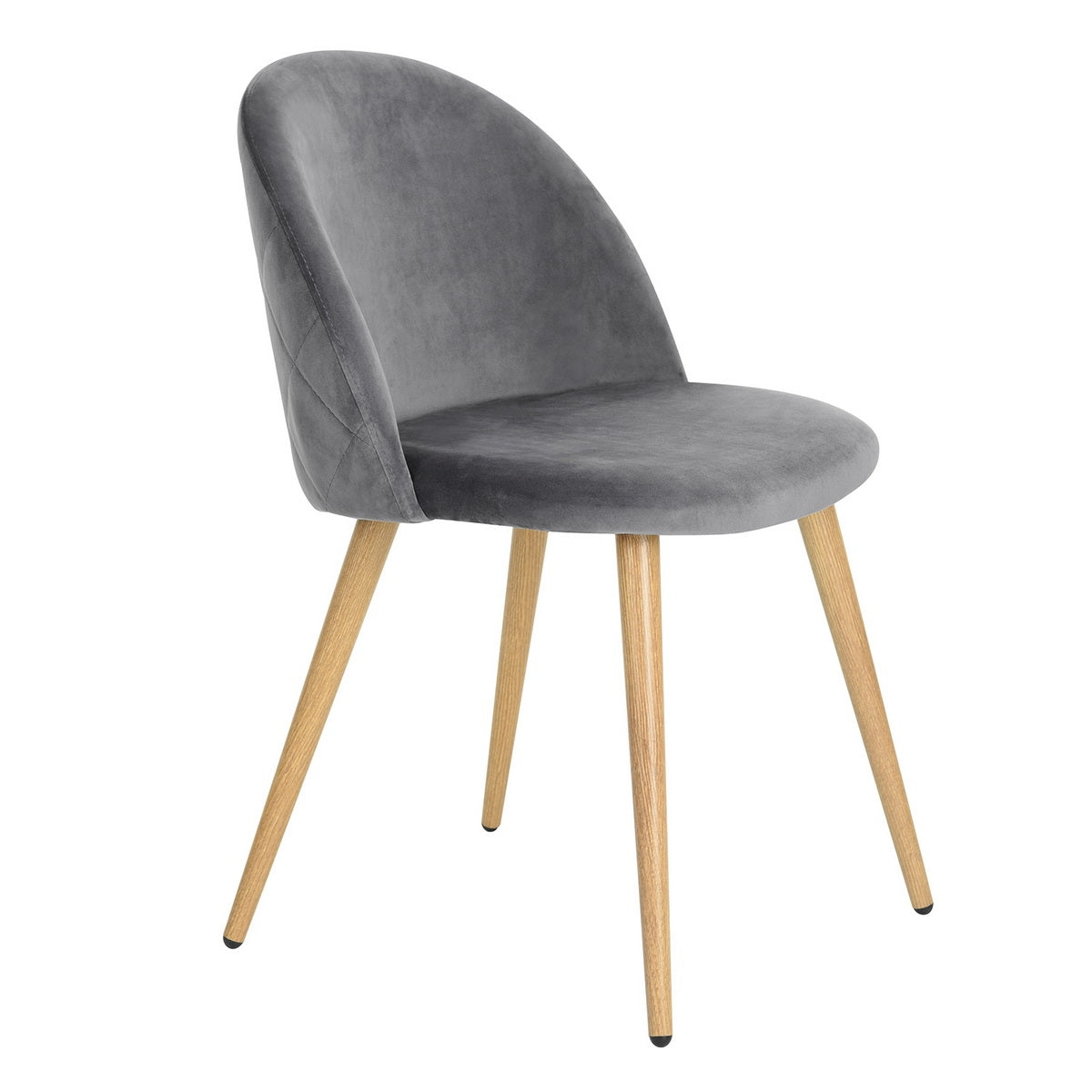 Dining Chairs Velvet Upholstered Metal Legs Kitchen Side Chair Zomba
