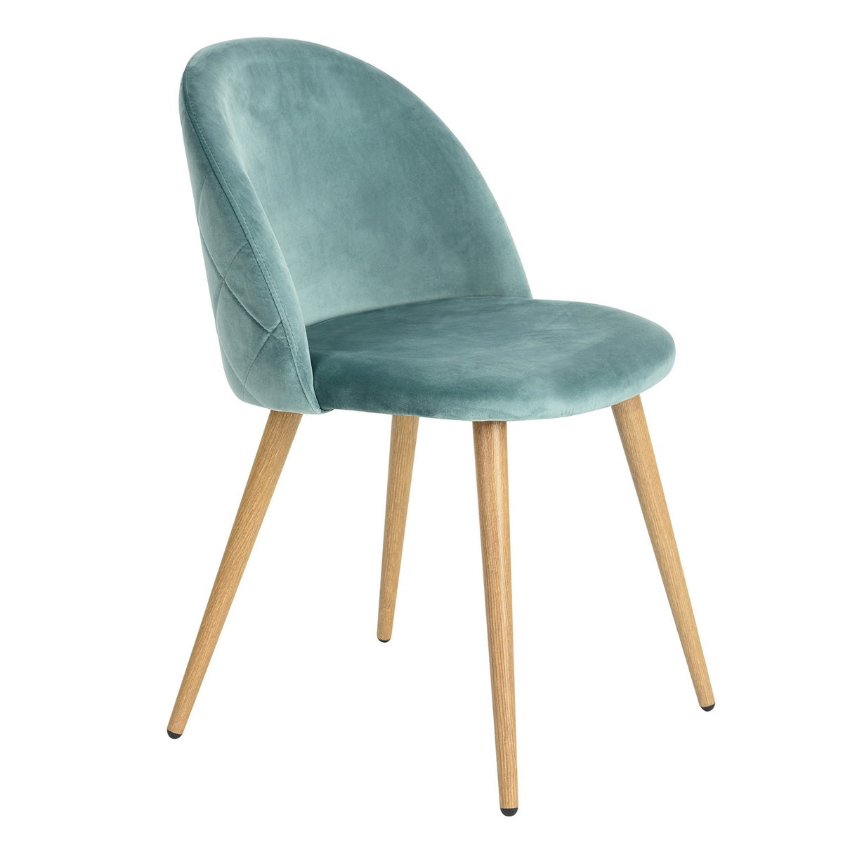 Dining Chairs Velvet Upholstered Metal Legs Kitchen Side Chair Zomba