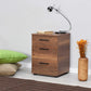 Newline Nightstand W/ Three Drawers Oslo Walnut KMD