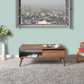 New Line Series Coffee Table W/ One Drawer Oslo Walnut SHP