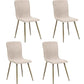 Dining Chairs Fabric Upholstered Metal Legs Scargill