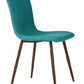 Dining Chairs Fabric Upholstered Metal Legs Scargill