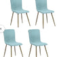 Dining Chairs Fabric Upholstered Metal Legs Scargill