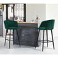 Barstools Velvet Upholstered Bar Stools Aldridge