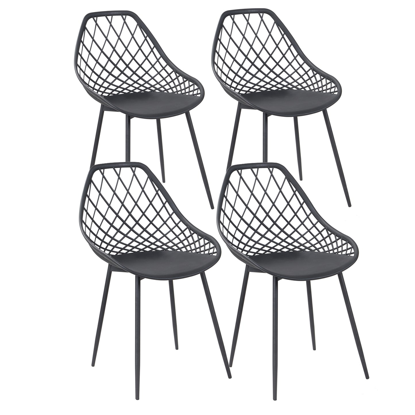 Dining Chairs Design Plastic Seat Metal Legs Kroos
