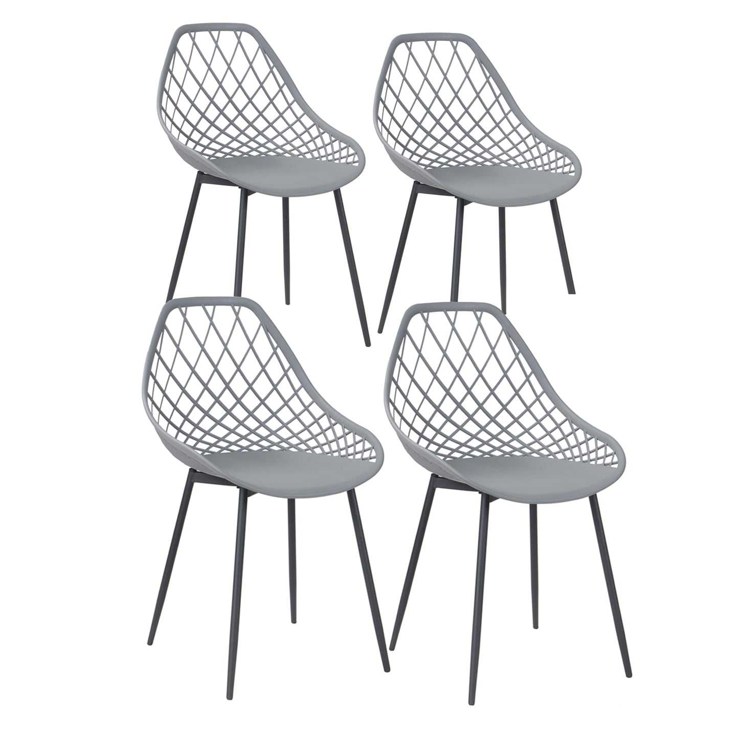 Dining Chairs Design Plastic Seat Metal Legs Kroos