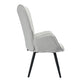 Fabric Accent Chair Modern Tufted Button Wingback Wooden Legs Bogdan