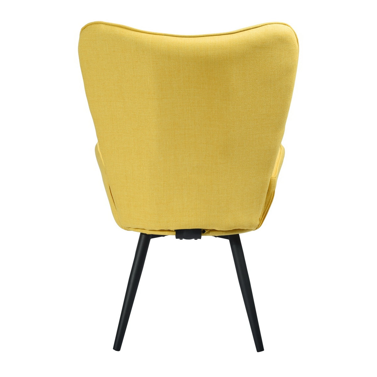 Fabric Accent Chair Modern Tufted Button Wingback Wooden Legs Bogdan
