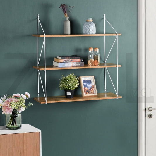 Floating Wall Shelves Decorative 3-Shelf Terzo