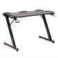 Gaming Desk K Shaped Computer Desk Office Workstation Wamer