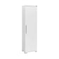 Multipurpose Cabinet W/ Four Shelves & One Door High Gloss White ADR