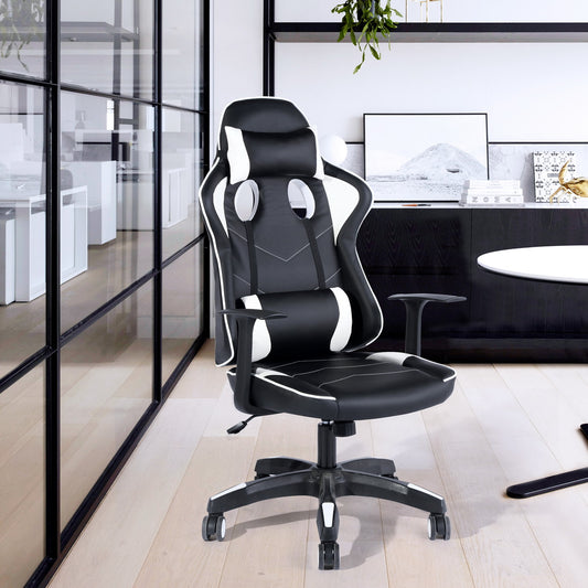 Gaming Chair Racing Office Chair Recliner Swivel with Headrest and Lumbar Pillow Opulent