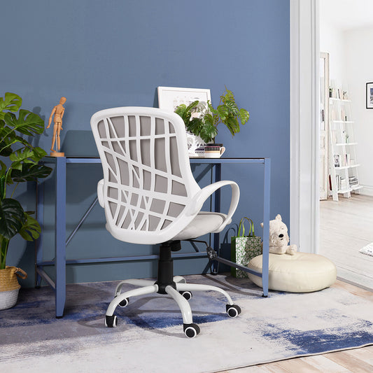 Ergonomic Office Chair Modern Home Office Desk Chair Velvet Upholstery Desert