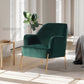 Fabric Accent Chair with Armrest Mid Century Living Room Chairs Dugan