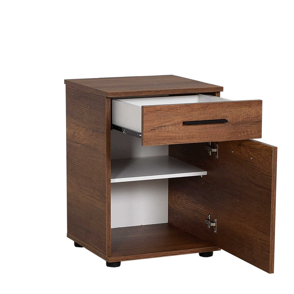Newline Nightstand W/ One Drawer & One Section Oslo Walnut KMD