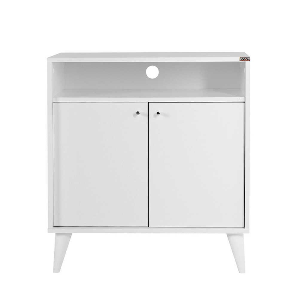 Multipurpose Cabinet W/ Two Doors Diamond White ADR