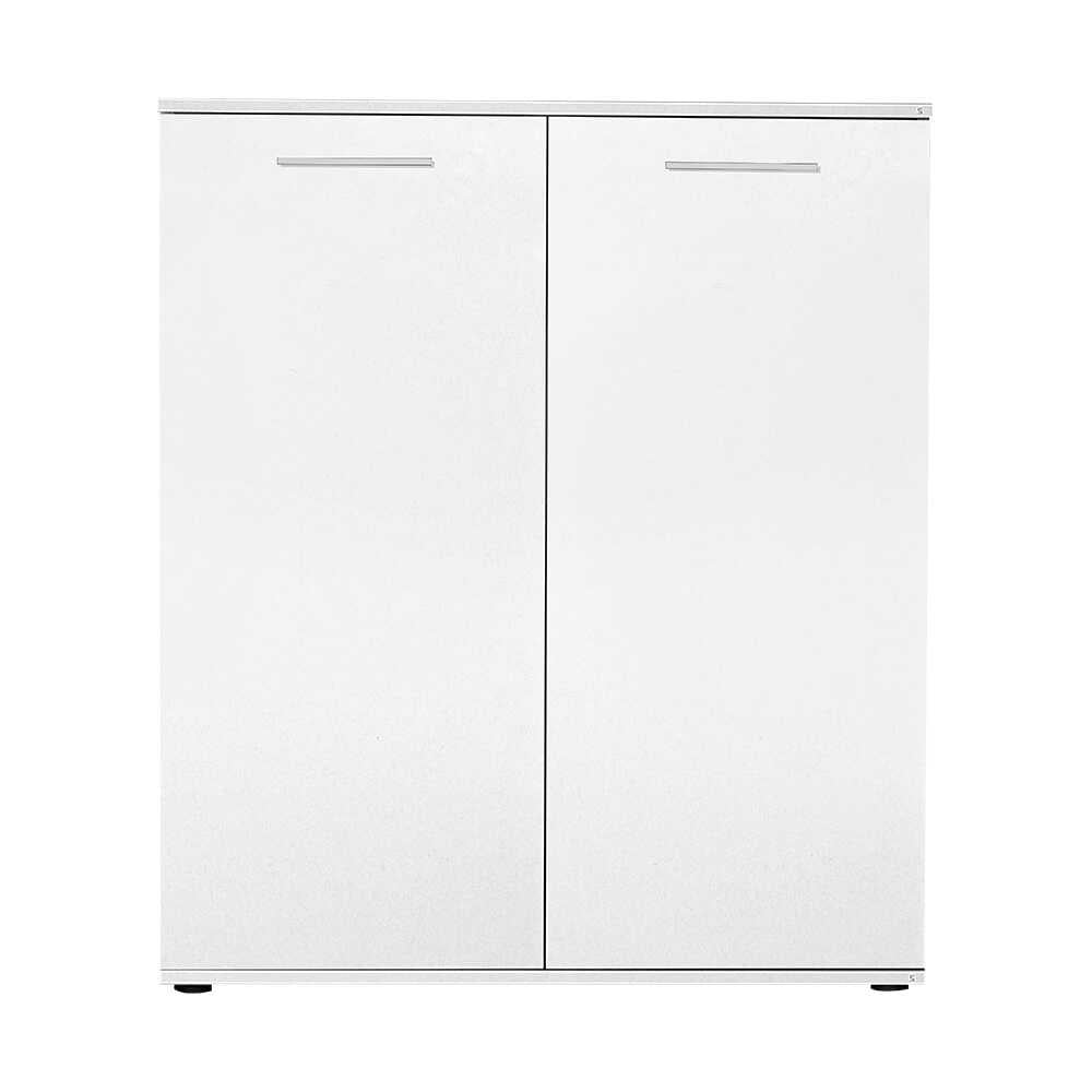 Shoe Cabinet W/ Five Shelves & Two Doors White ADR