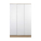 Base Teen Room Wardrobe W/ Three Doors Italian Oak & White GRD