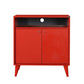 Multipurpose Cabinet W/ Two Doors Red ADR