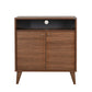 Multipurpose Cabinet W/ Two Doors Walnut ADR