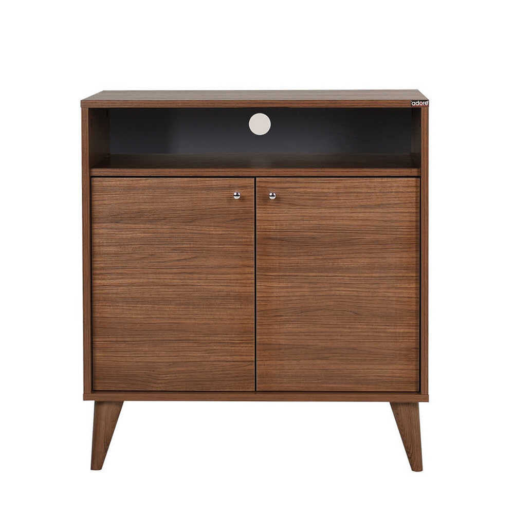 Multipurpose Cabinet W/ Two Doors Walnut ADR