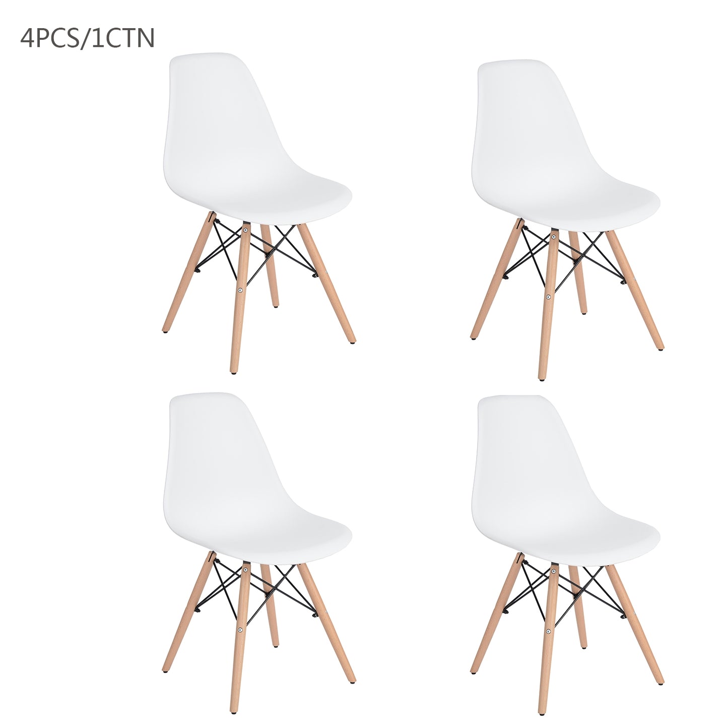 Dining Chairs Design Plastic Seat Metal Legs Rico