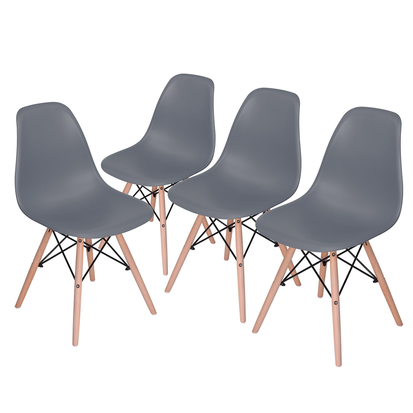 Dining Chairs Design Plastic Seat Metal Legs Rico