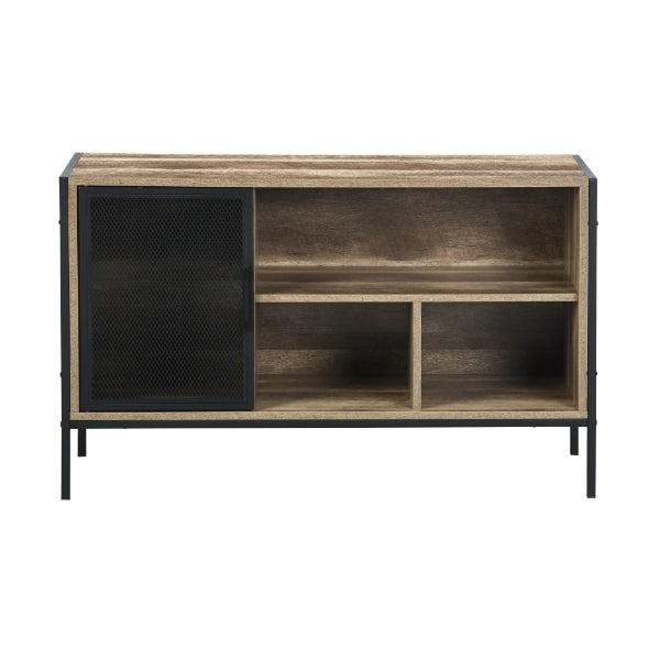 Sideboard Buffet Cabinet with 1 Door and 3 Shelves Loft
