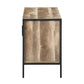 Sideboard Buffet Cabinet with 1 Door and 3 Shelves Loft