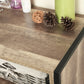 Sideboard Buffet Cabinet with 1 Door and 3 Shelves Loft