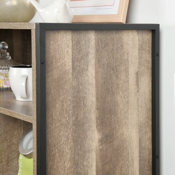 Sideboard Buffet Cabinet with 1 Door and 3 Shelves Loft