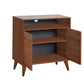 Multipurpose Cabinet W/ Two Doors Walnut ADR