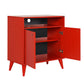 Multipurpose Cabinet W/ Two Doors Red ADR