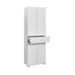 Multipurpose Cabinet W/ Two Sections & Four Doors & One Drawer High Gloss White ADR
