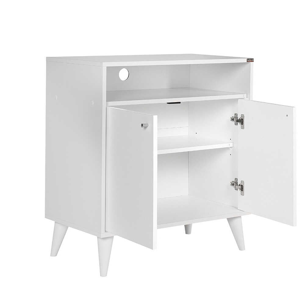 Multipurpose Cabinet W/ Two Doors Diamond White ADR